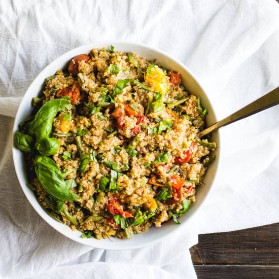 Balsamic Quinoa Salad - Recipe photo by coffeeandcrumbs