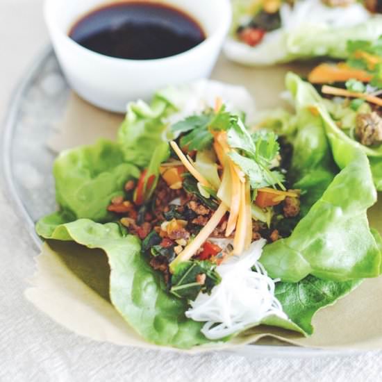 Thai Beef Lettuce Wraps - Recipe photo by HapaWay