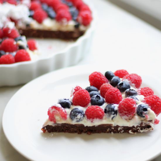 Chocolate Berry Tart - Recipe photo by the good eats co