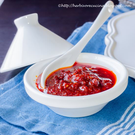 Schezwan Sauce | Szechuan Sauce - Recipe photo by Herbivore Cucina