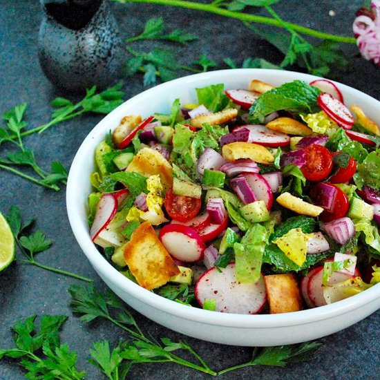 Fattoush Salad - Recipe photo by ahueats