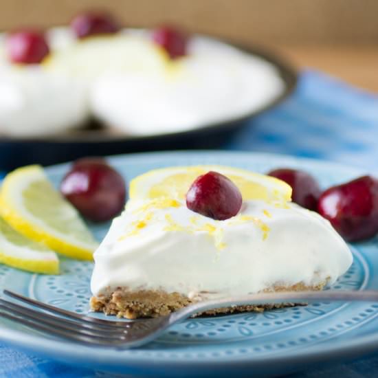 Lemonade Pie With Sugar Cone Crust - Recipe photo by dizzybusyandhungry
