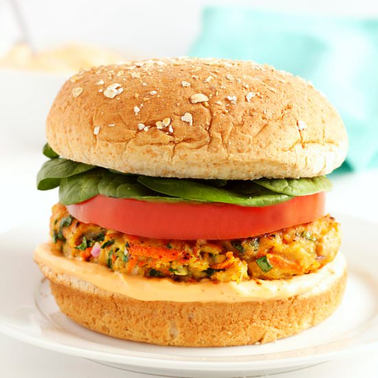 Turkey Burgers with Spinach - Recipe photo by busybakerblog