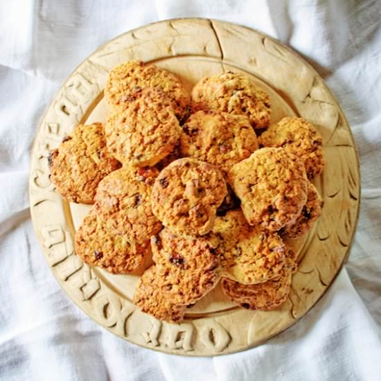 Almond and Raisin Cookies (gf) - Recipe photo by Healthy Epicurean