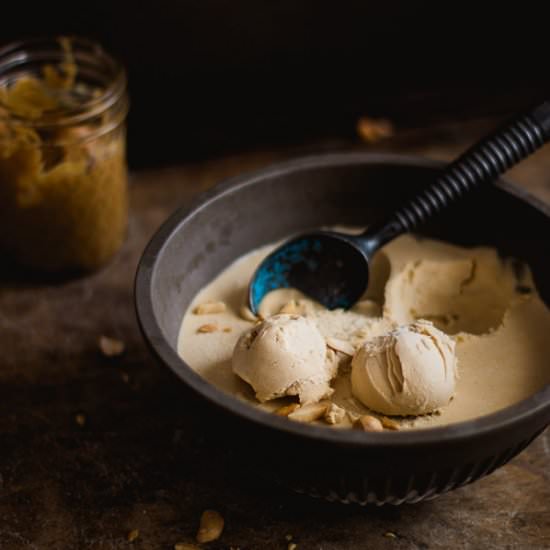 Peanut Butter Ice Cream - Recipe photo by pretty simple sweet