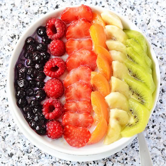 Rainbow Quinoa Breakfast Bowl - Recipe photo by dieTTaste