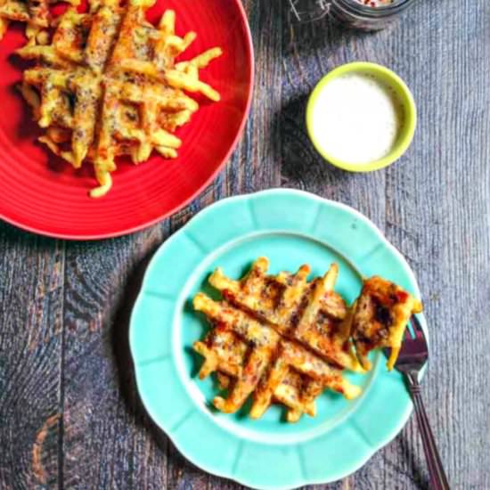 Bacon Cheeseburger Waffles Low Carb - Recipe photo by MyLifeCookbook
