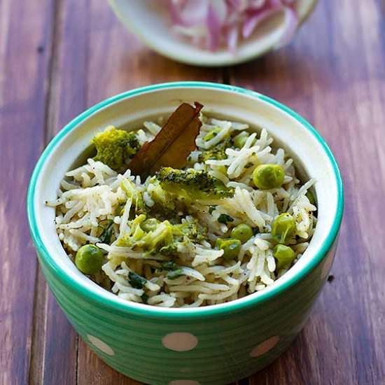 Broccoli Pulao - Recipe photo by Radhika