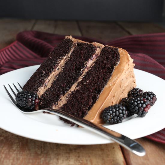Red Wine Chocolate Cake - Recipe photo by EatInEatOut Magazine