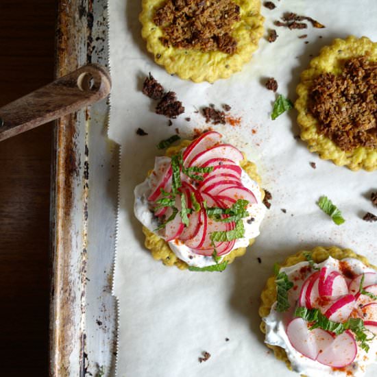 Radish and Coconut Tarts - Recipe photo by tentimestea