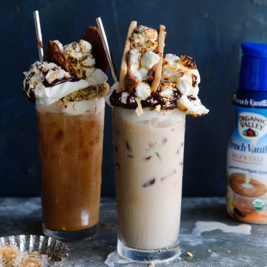 S'mores Coconut Iced Mocha - Recipe photo by BakersRoyale