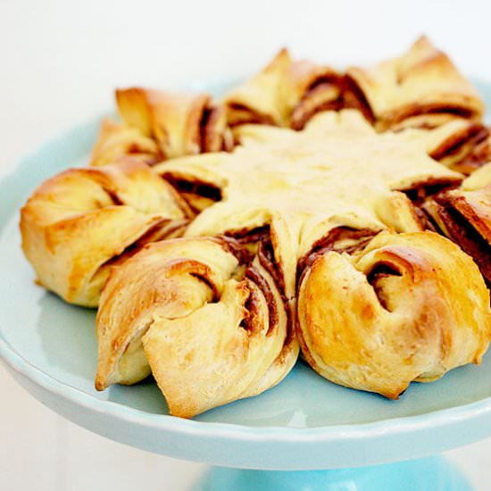 Braided Nutella pastry - Recipe photo by evabakes