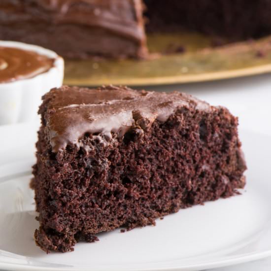 Vegan Chocolate Wacky Cake - Recipe photo by NamelyMarly