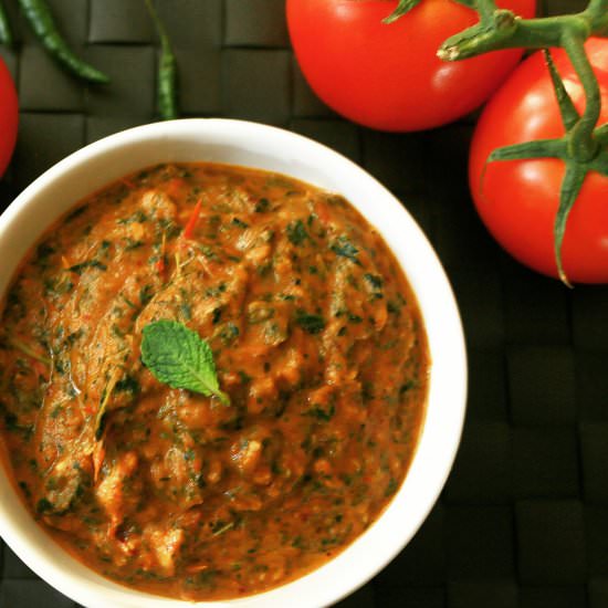 Tomato Mint Chutney|Thakkali Pudina - Recipe photo by clovesandcaramel