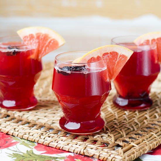 Hibiscus Shandy - Recipe photo by vintagekitty