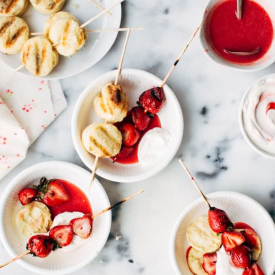 Grilled Strawberry Shortcake - Recipe photo by foodess