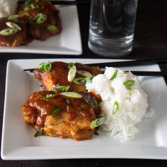 Korean Chicken Thighs - Recipe photo by beyondmeresustenance