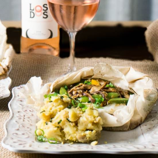 Shiitake Ginger Fish In Parchment - Recipe photo by beyondmeresustenance