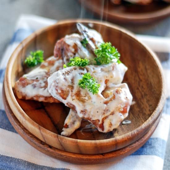 Creamy Ranch Chicken Wings - Recipe photo by thecharmingdetroiter