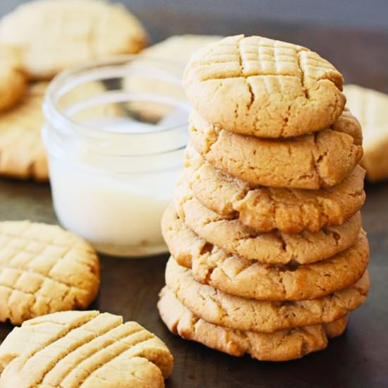 Peanut Butter Bacon Fat Cookies - Recipe photo by portandfin