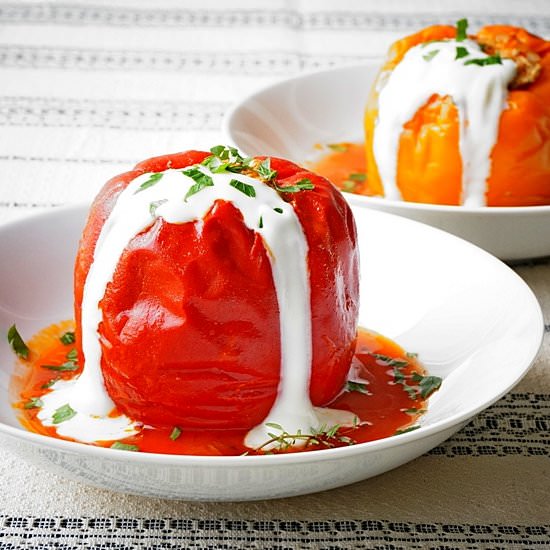 Stuffed Peppers With Ground Meat - Recipe photo by lacuisinedesimona