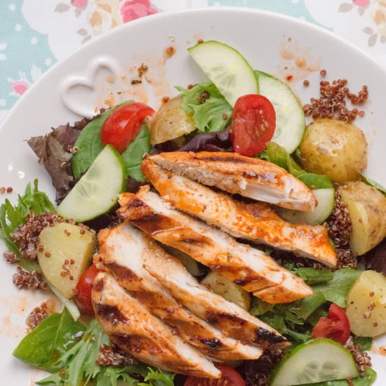 Warm Chipotle Chicken Salad - Recipe photo by foodandfitnessalways
