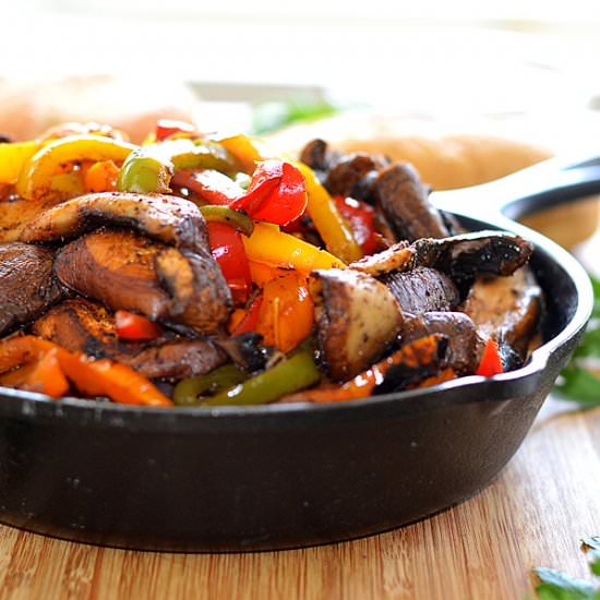 Vegan Fajitas - Recipe photo by TheVegLife