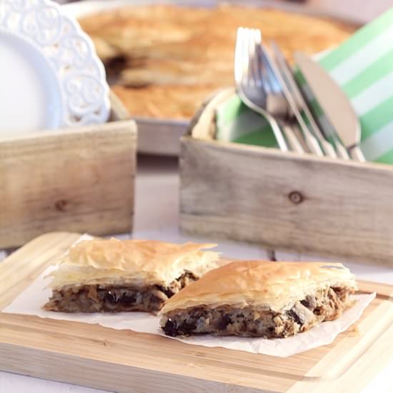 Four Type of Mushroom Pie - Recipe photo by culinaryflavors