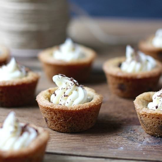 Chocolate Chip Cookie Cups - Recipe photo by Suburban Simplicity