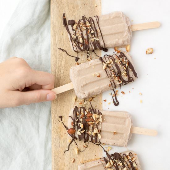 banana coconut froyo popsicles - Recipe photo by On The DF