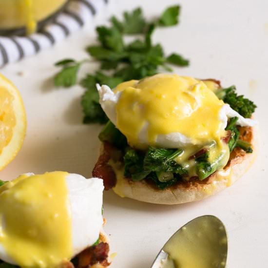 Eggs Benedict with Easy Hollandaise - Recipe photo by Andie Mitchell
