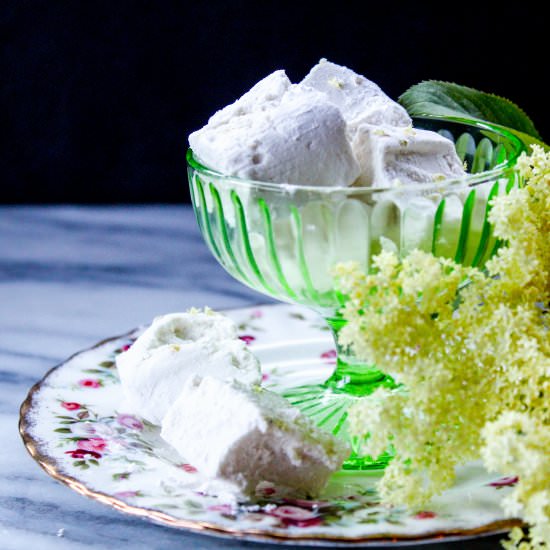 Elderflower Marshmallows - Recipe photo by Nitty Gritty Mama