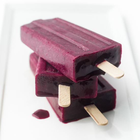 Cherry Lemonade Popsicles - Recipe photo by theviewfromgreatisland