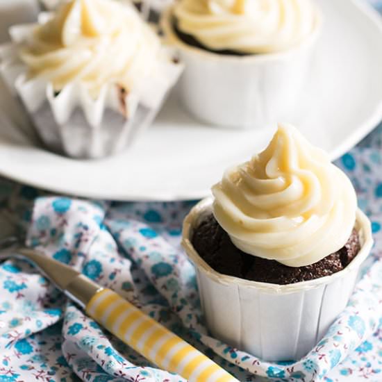 Chocolate and Guinness Cupcakes - Recipe photo by PatataInGiacca