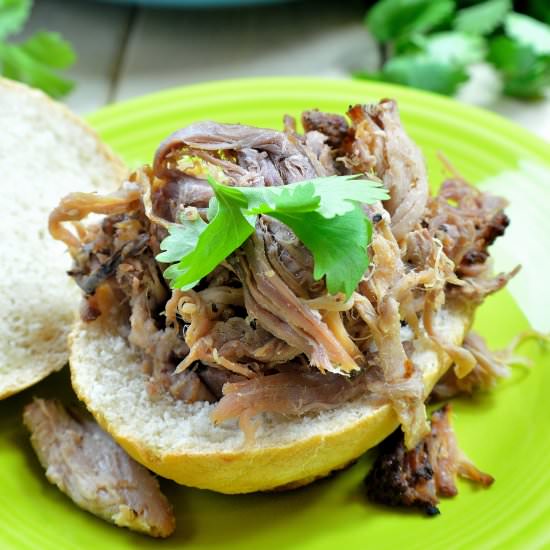 Slow & Smoky Pork Shoulder - Recipe photo by IAteTheWholeThing