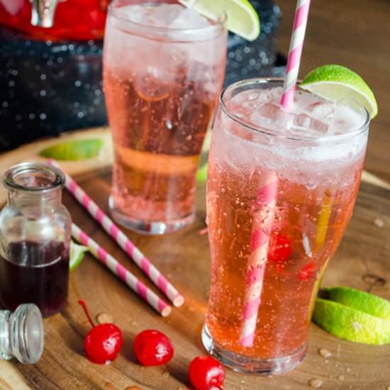 Old-Fashioned Cherry Limeade - Recipe photo by The Goldilocks Kitchen