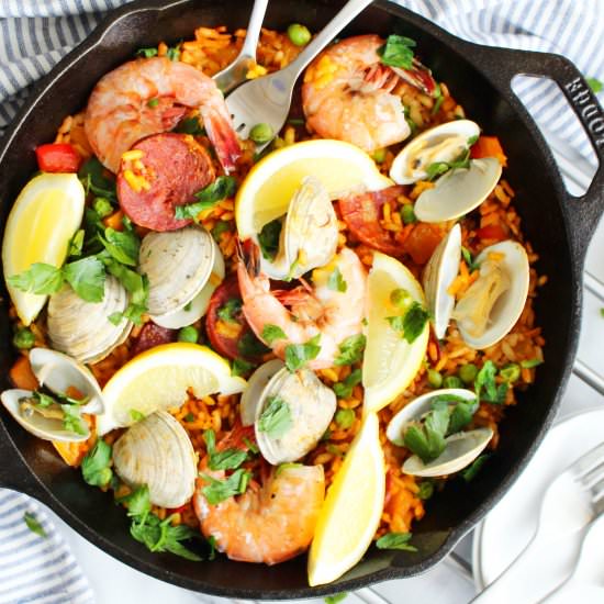 Spanish Style Paella - Recipe photo by foodbyjonister