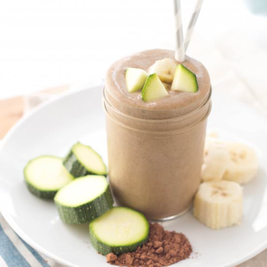 Chocolate Zucchini Smoothie - Recipe photo by Homemade Nutrition