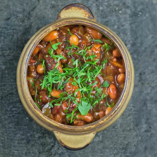 Merguez Casserole - Recipe photo by TheKitchenAddiction