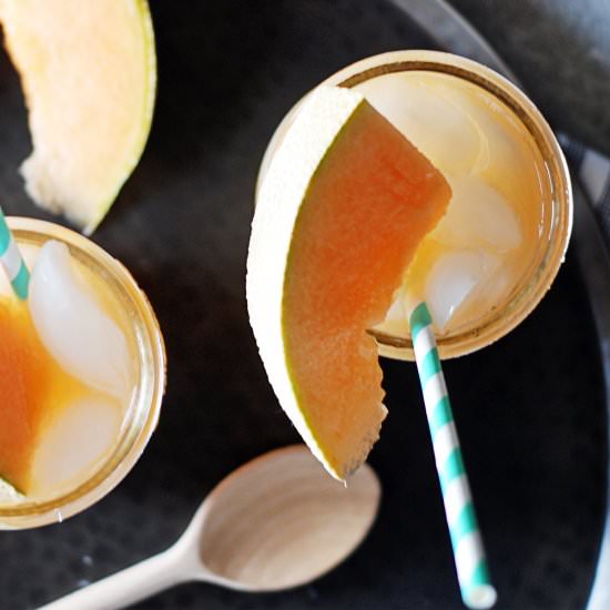 Cantaloupe and Rum Cocktail - Recipe photo by thecharmingdetroiter