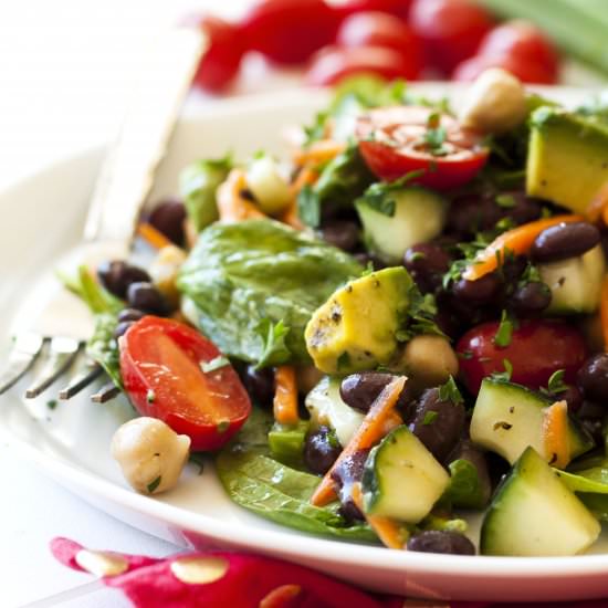 Garden Bean Salad - Recipe photo by FoodFolksandFun