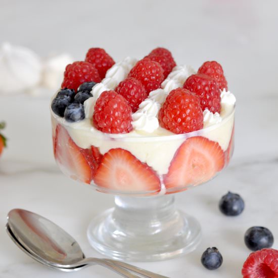 Berry-Custard Cream Cups - Recipe photo by Cooking With Manuela