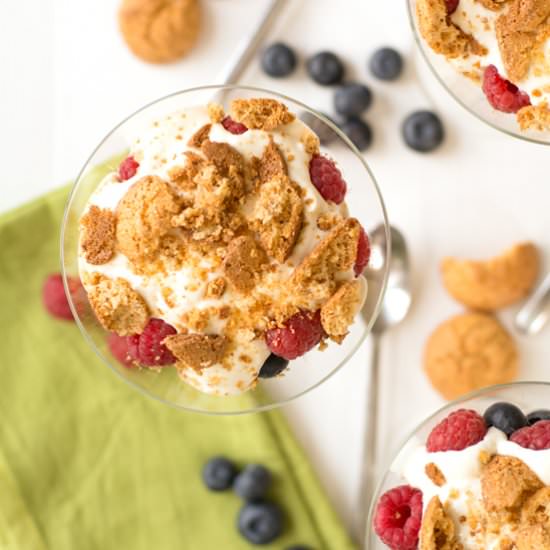 Summer Fruits with Amaretti - Recipe photo by hollycooks