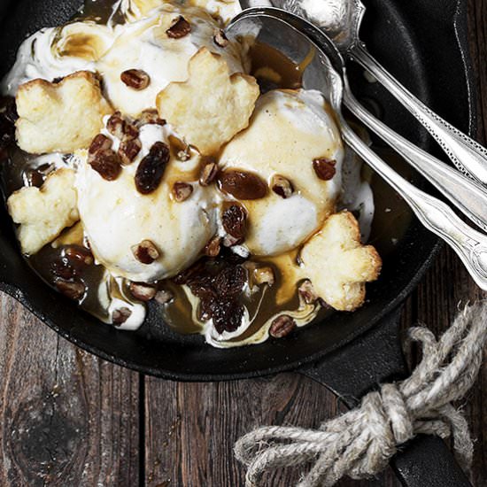 Butter Tart Ice Cream Sundae - Recipe photo by seasonsandsuppers
