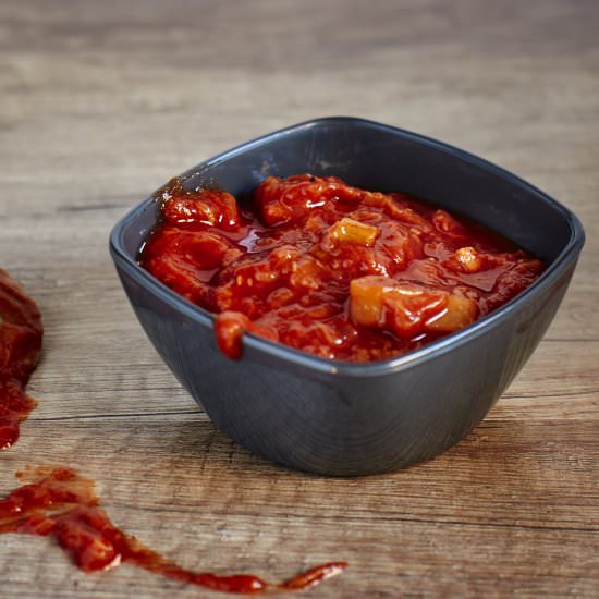 Rhubarb BBQ-Sauce - Recipe photo by Reisegabel