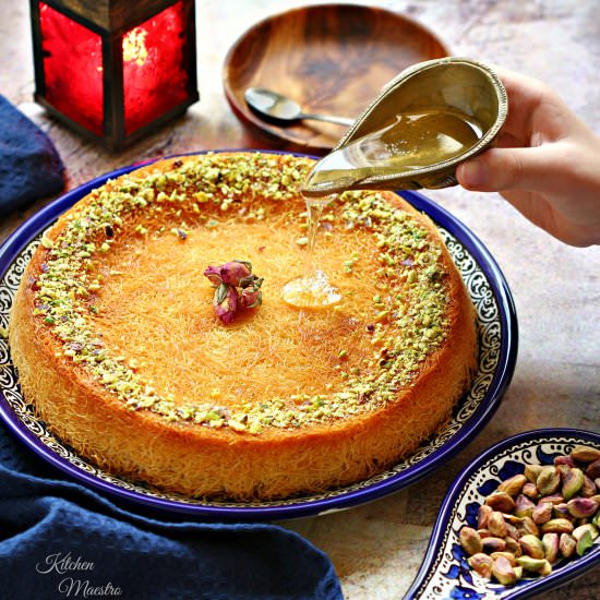 Kunafa - Recipe photo by Kitchen Maestro