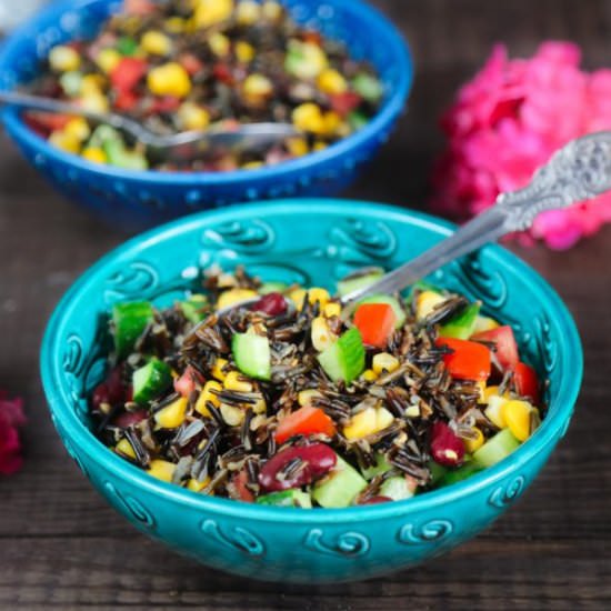 Wild Rice Salad - Recipe photo by littlesunnykitchen