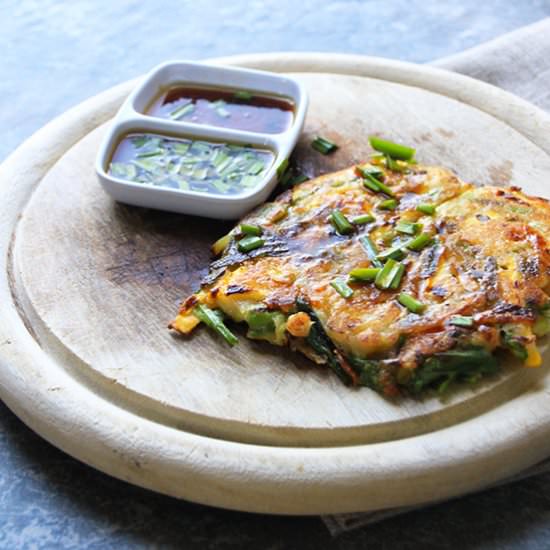 Korean Pancake Recipe - Recipe photo by Fusion Craftiness