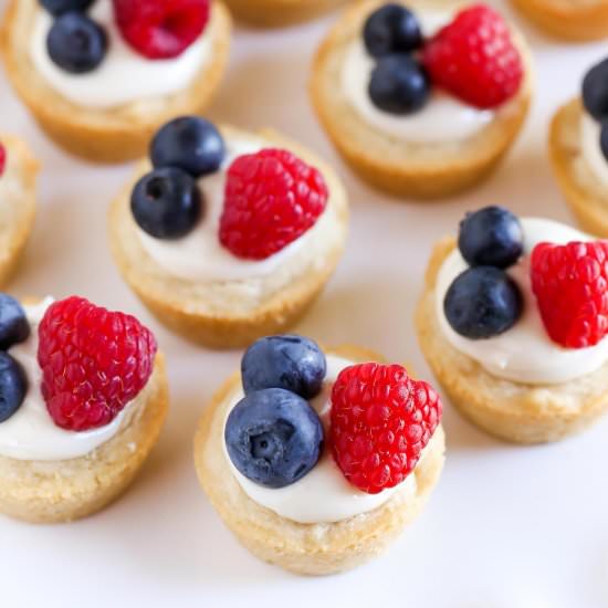 Lemon Berry Cheesecake Cookie Cups - Recipe photo by livewellbakeoften