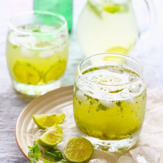 Nimbu Pudina Sherbet - Recipe photo by Funfoodandfrolic